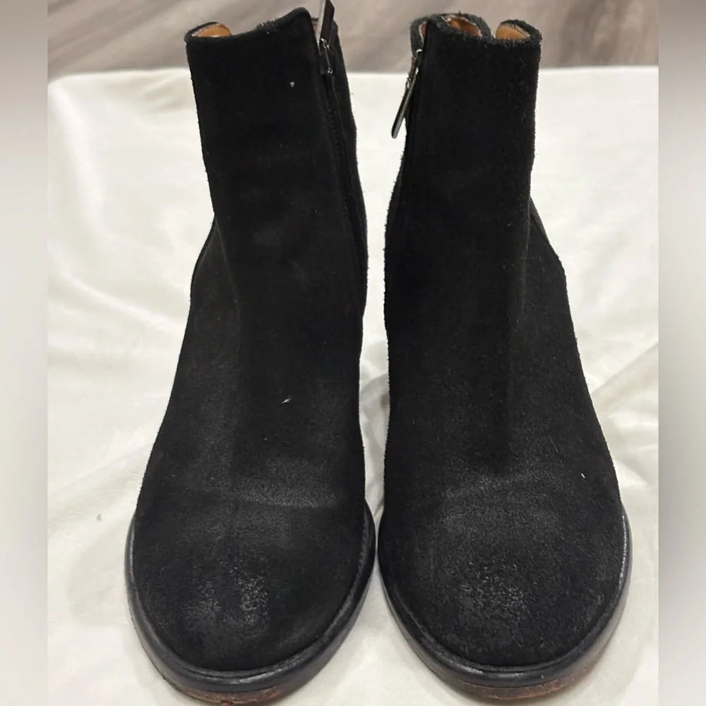 Barneys New York Women’s Black Suede Ankle Boots – Made in Italy – Size 39.5 - Picture 3 of 9